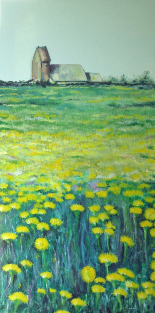 Acryl auf Lw - 40cm/80cm Keitum auf der Insel Sylt