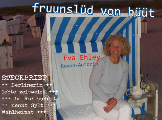 "SYLT-Heimatbuch-Autorin Eva Ehley am Roten Kliff"