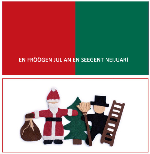friesische Weihnachtskarte