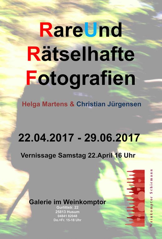 Plakat Ausstellung April bis Juni 2017